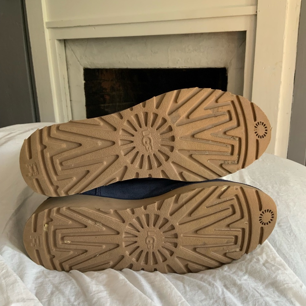 Navy Ugg Wedge Boot In Good Condition With Some W… - image 3